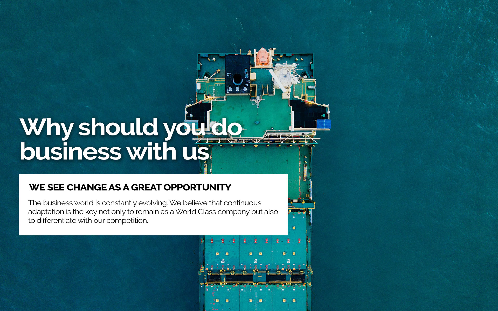 Why should you do business with us - Global Link Recycled Industrial Plastics