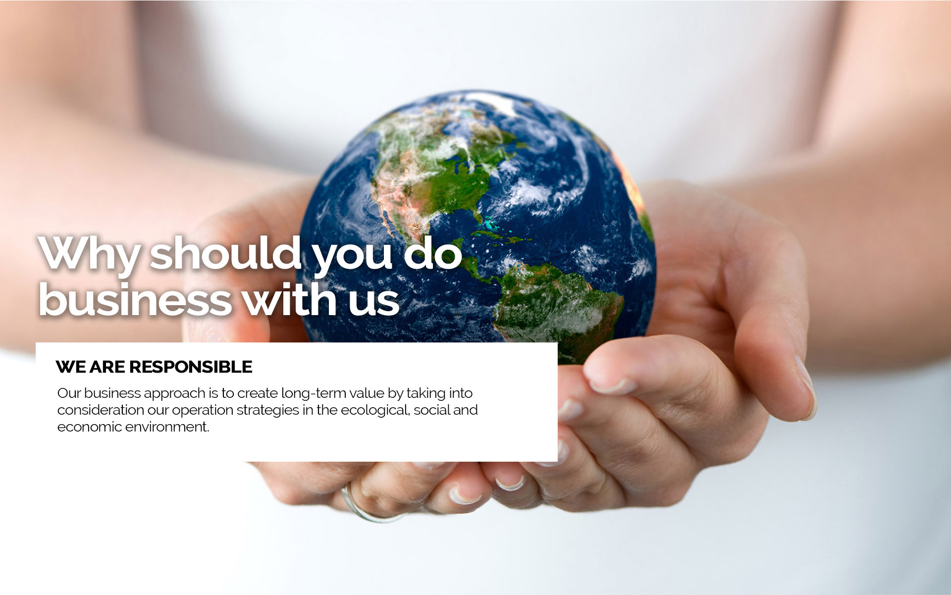 Why should you do business with us - Global Link Recycled Industrial Plastcs